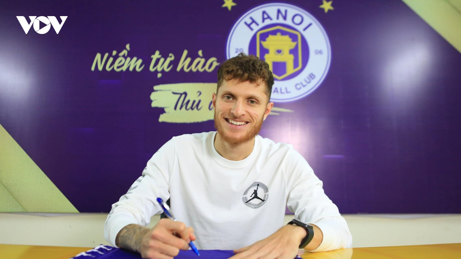 Tiền đạo Geovane: "Mọi cầu thủ ở V-League đều muốn khoác áo Hà Nội FC"