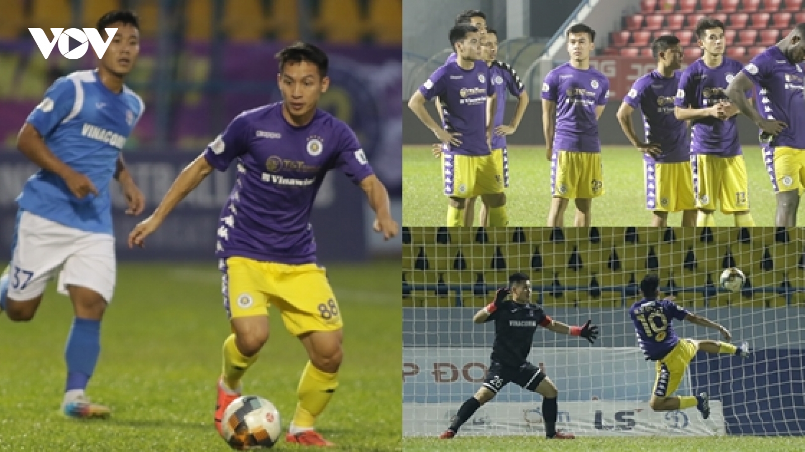 Toàn cảnh Than Quảng Ninh 0-4 Hà Nội FC: Chiến thắng là không đủ