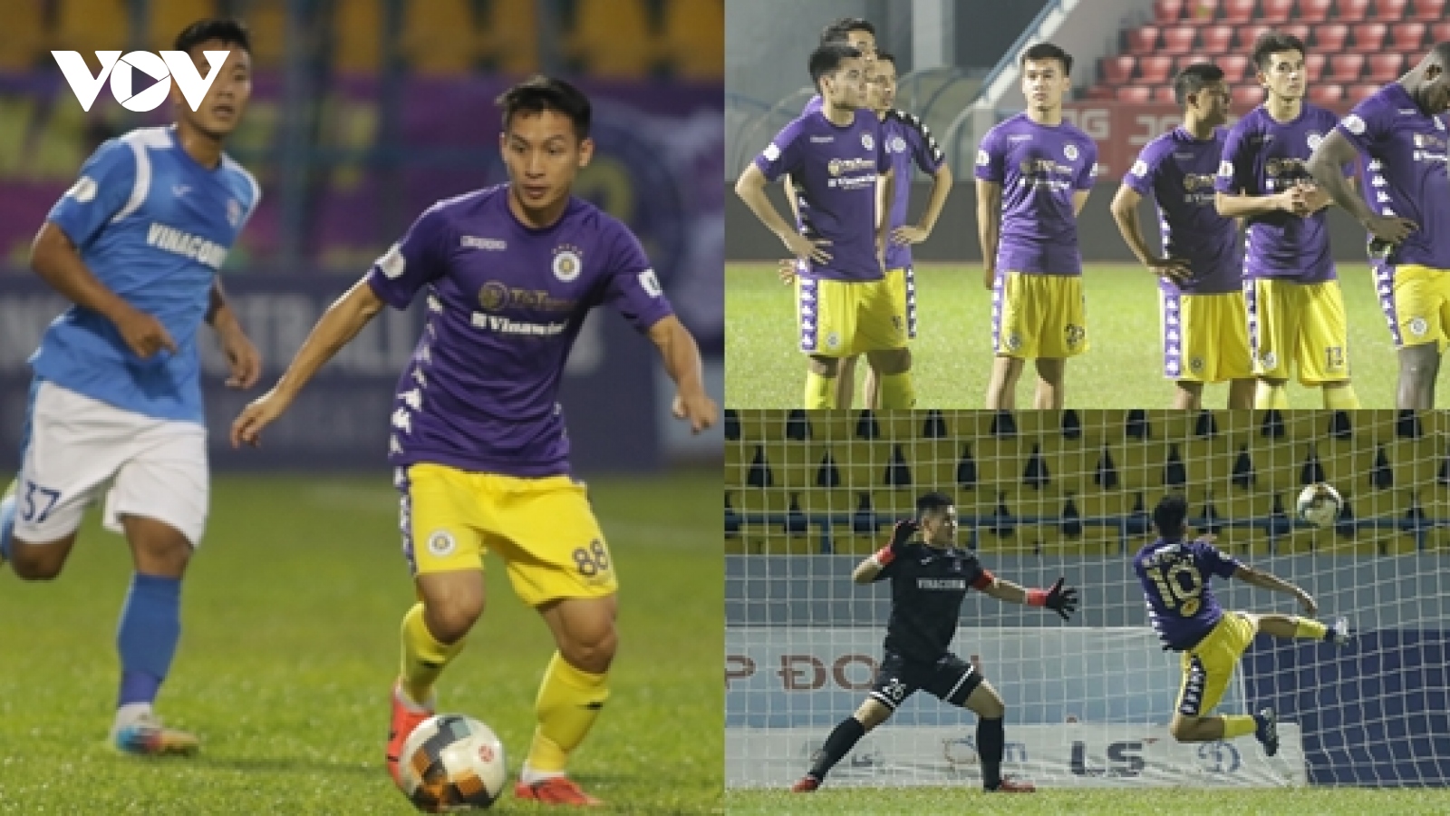 Toàn cảnh Than Quảng Ninh 0-4 Hà Nội FC: Chiến thắng là không đủ