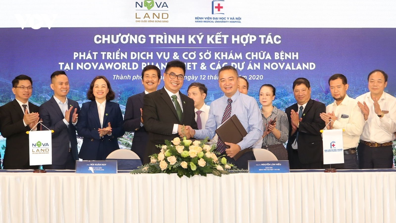 Tập đoàn Novaland và Bệnh viện Đại học Y Hà Nội hợp tác phát triển dịch vụ y tế