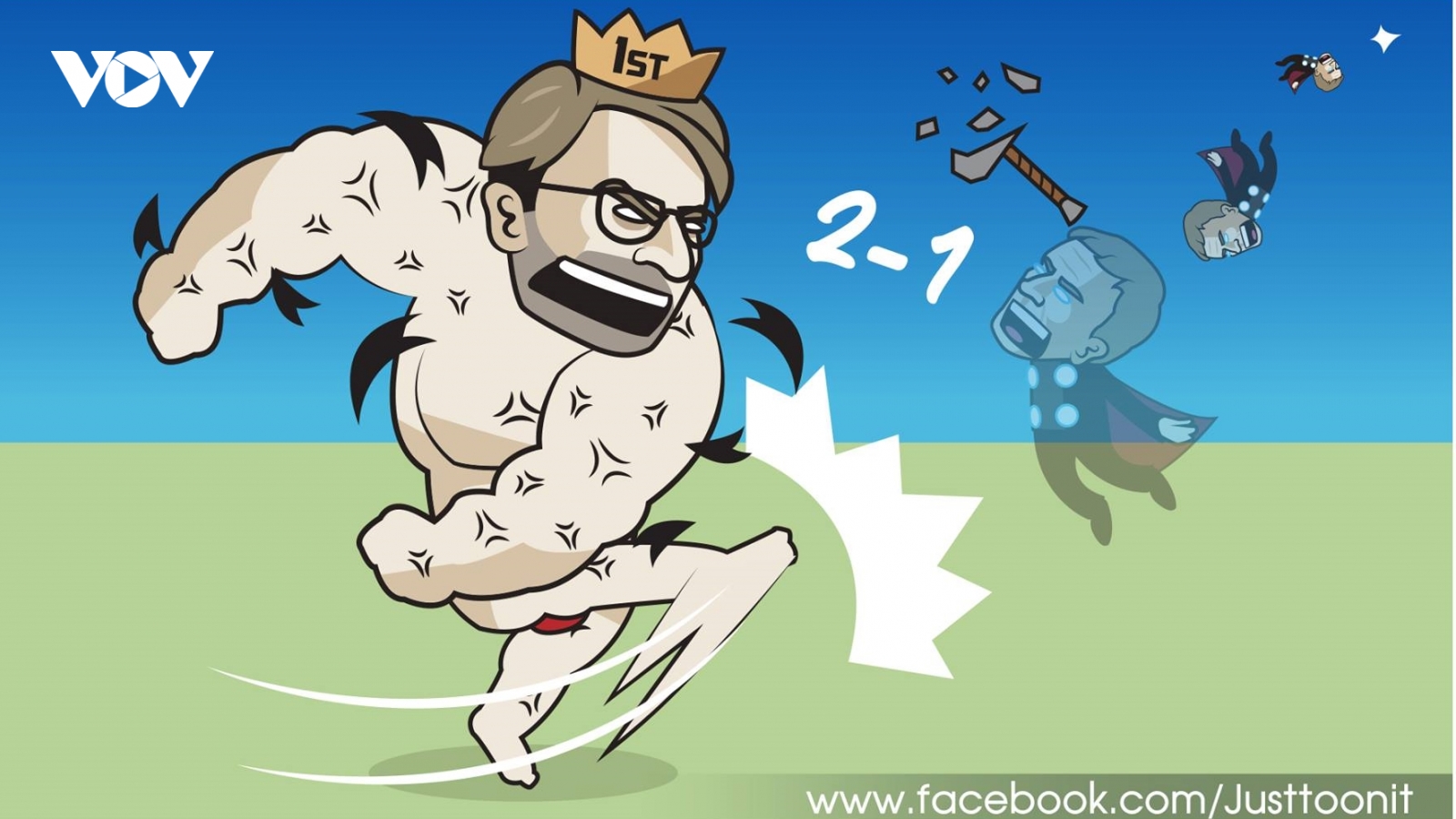 Biếm họa 24h: Chọc giận Jurgen Klopp, David Moyes nhận cái kết "đắng lòng"