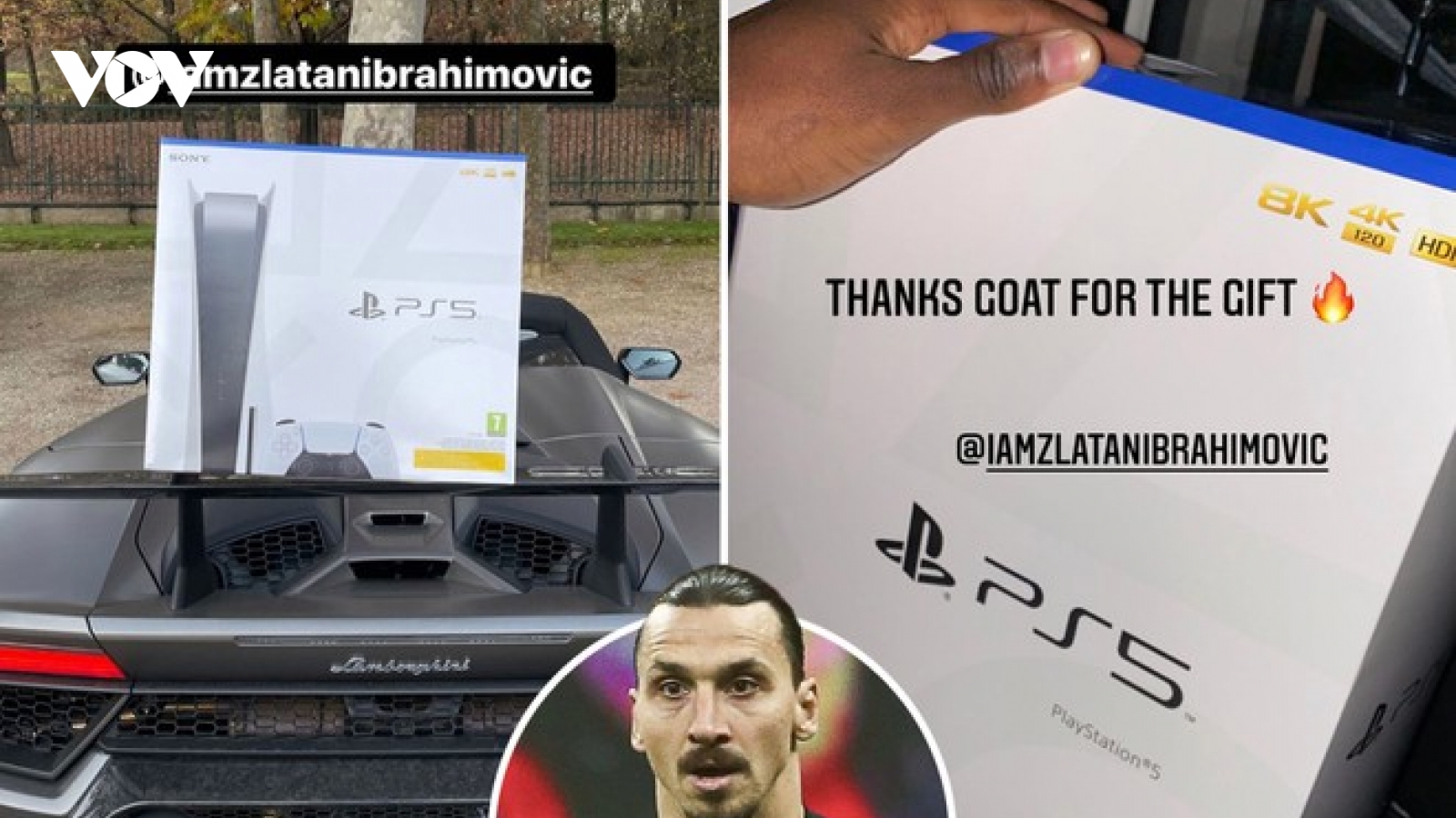 Máy PS5 vừa ra mắt, Ibrahimovic đã mua tặng hàng loạt đồng đội