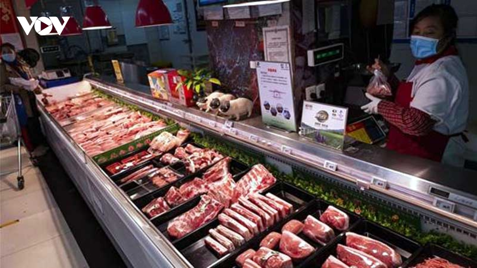 Giá thịt lợn tại Trung Quốc lần đầu giảm sau 19 tháng tăng liên tiếp