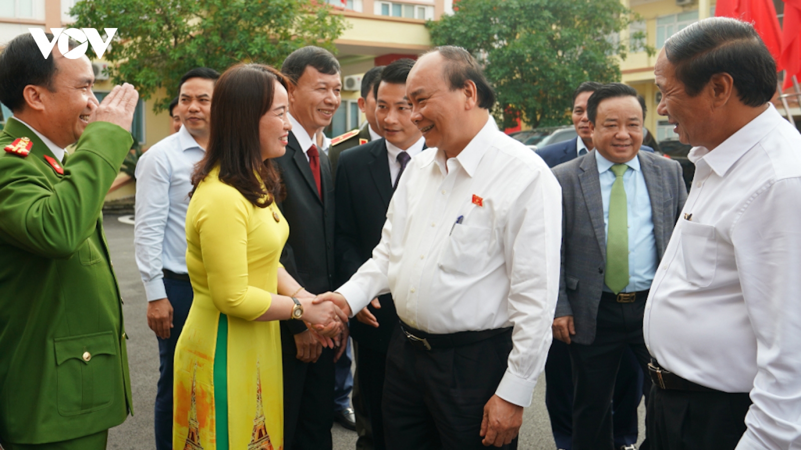 Thủ tướng Nguyễn Xuân Phúc tiếp xúc cử tri Hải Phòng