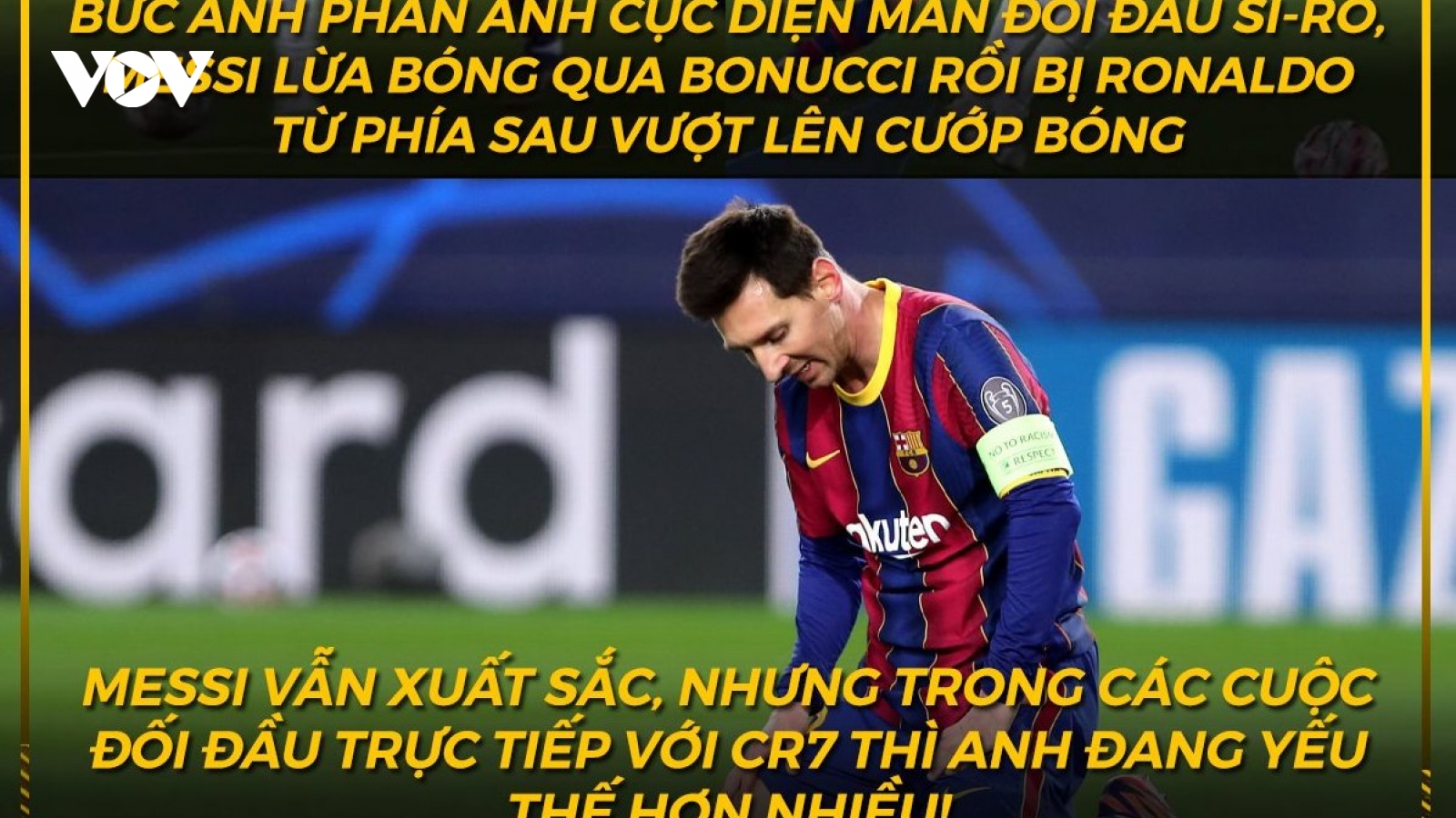 Biếm họa 24h: Ronaldo "chiến thắng tuyệt đối" trước Messi