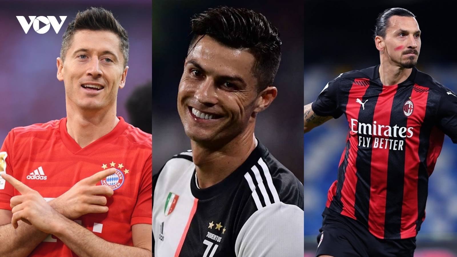 Top 10 cầu thủ săn bàn tốt nhất năm 2020: Ibrahimovic và Messi “hít khói” Ronaldo