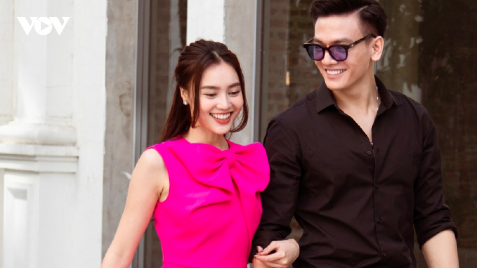 Ninh Dương Lan Ngọc rạng rỡ sánh đôi cùng Lê Xuân Tiền