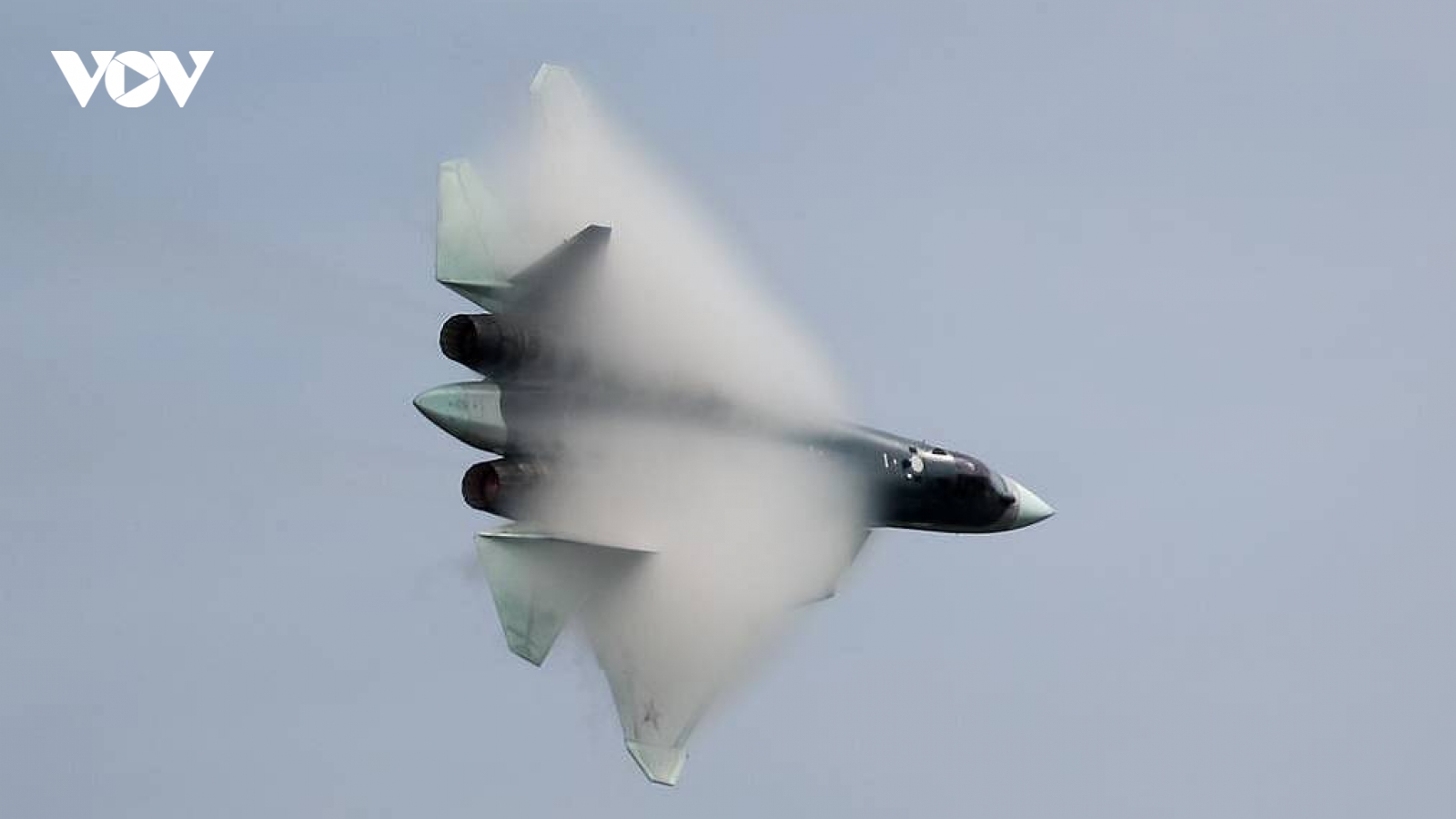 Cận cảnh tiêm kích tàng hình Su-57 sản xuất loạt đầu quân đội Nga vừa nhận