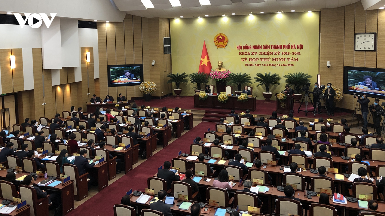 Khai mạc Kỳ họp thứ 18 HĐND TP Hà Nội: Sẽ kiện toàn chức danh chủ chốt