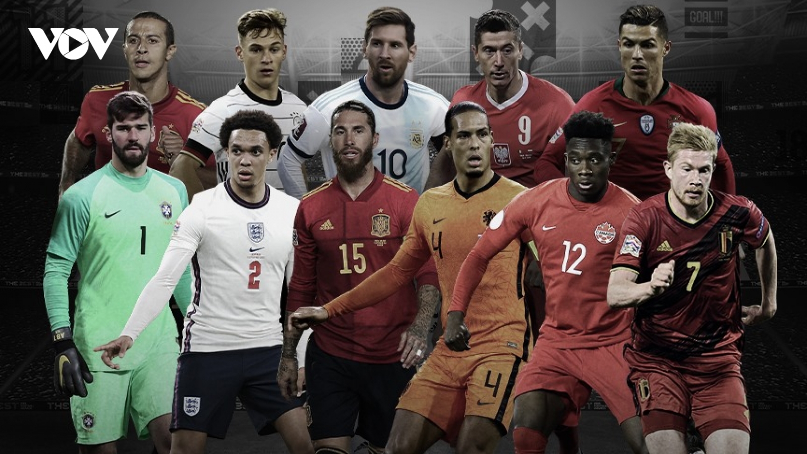 Ronaldo, Messi "sát cánh" cùng Lewandowski ở đội hình tiêu biểu thế giới năm 2020