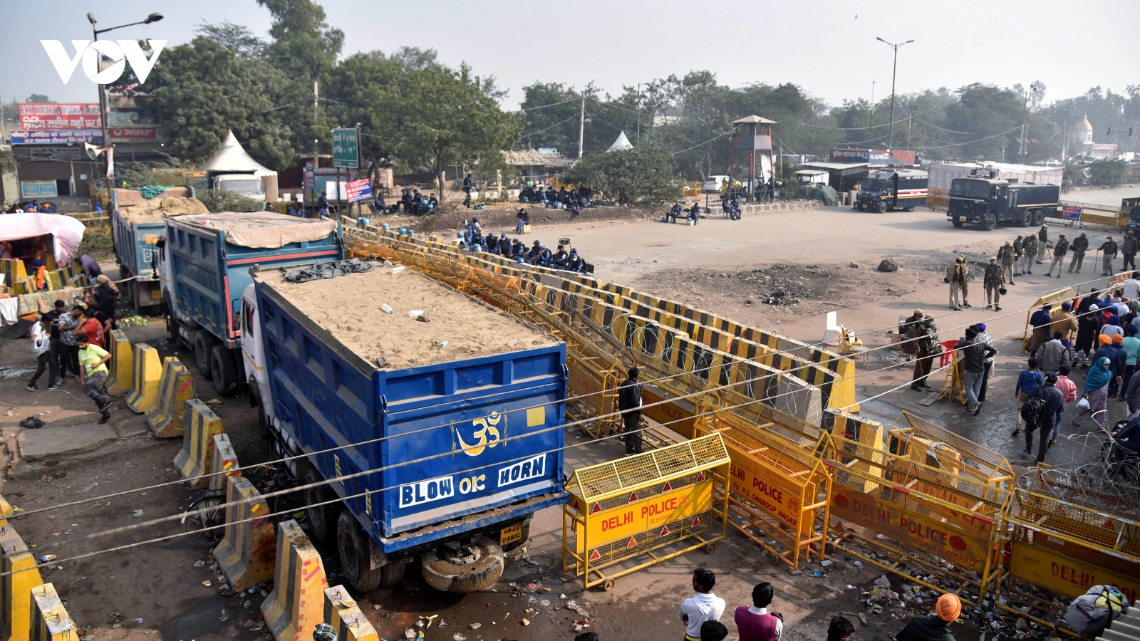 Thủ đô New Delhi (Ấn Độ) bị phong tỏa vì biểu tình của nông dân