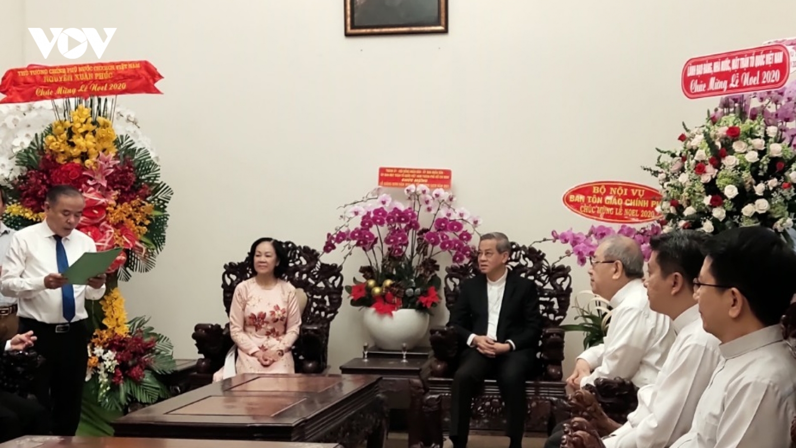 Trưởng ban Dân vận Trung ương chúc mừng Lễ Giáng sinh tại TPHCM, Đồng Nai