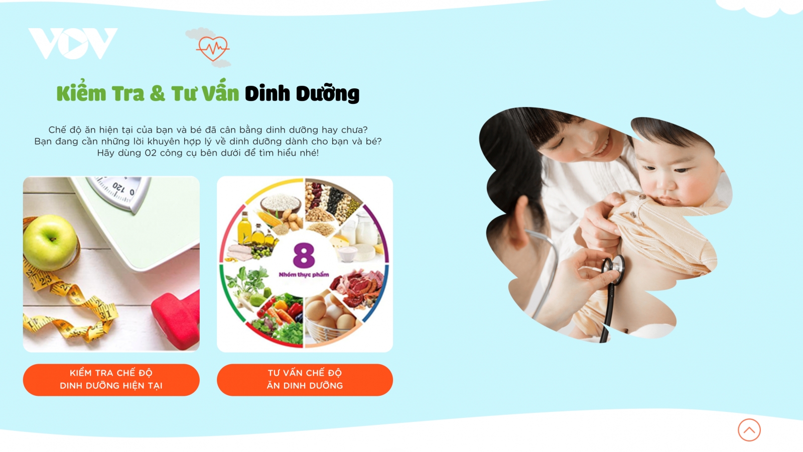 Thực đơn dinh dưỡng cho mẹ bầu và bé từ 7 - 60 tháng tuổi