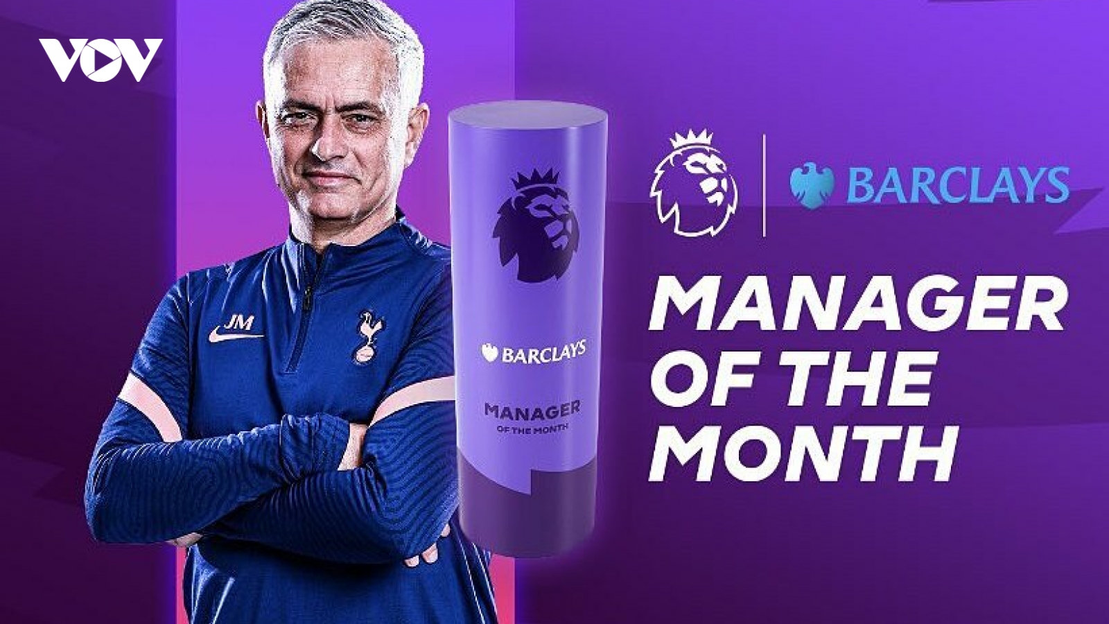 Mourinho và Bruno Fernandes xuất sắc nhất Ngoại hạng Anh tháng 11 