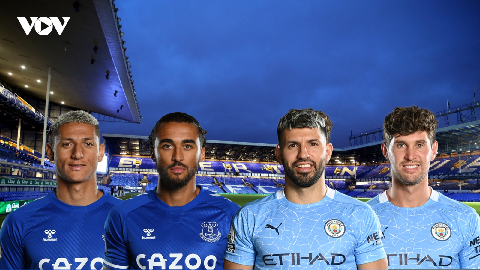 Dự đoán tỷ số, đội hình xuất phát trận Everton - Man City