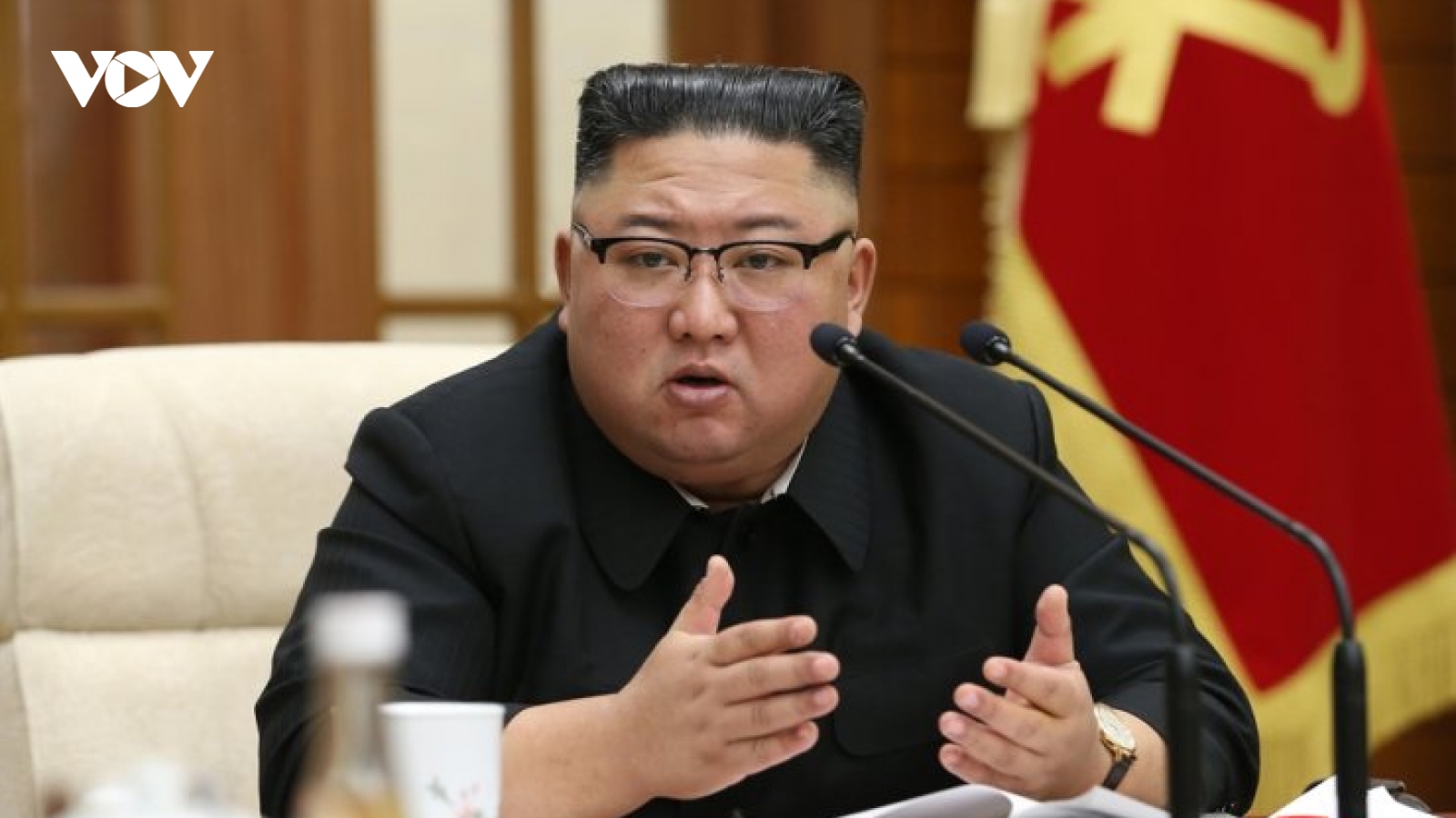 Ông Kim Jong-un chủ trì cuộc họp Bộ Chính trị, chuẩn bị cho Đại hội Đảng