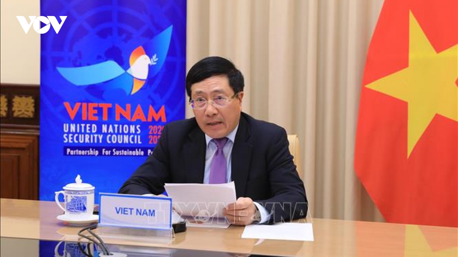 Phó Thủ tướng Phạm Bình Minh tham dự Phiên Thảo luận mở Cấp cao HĐBA LHQ