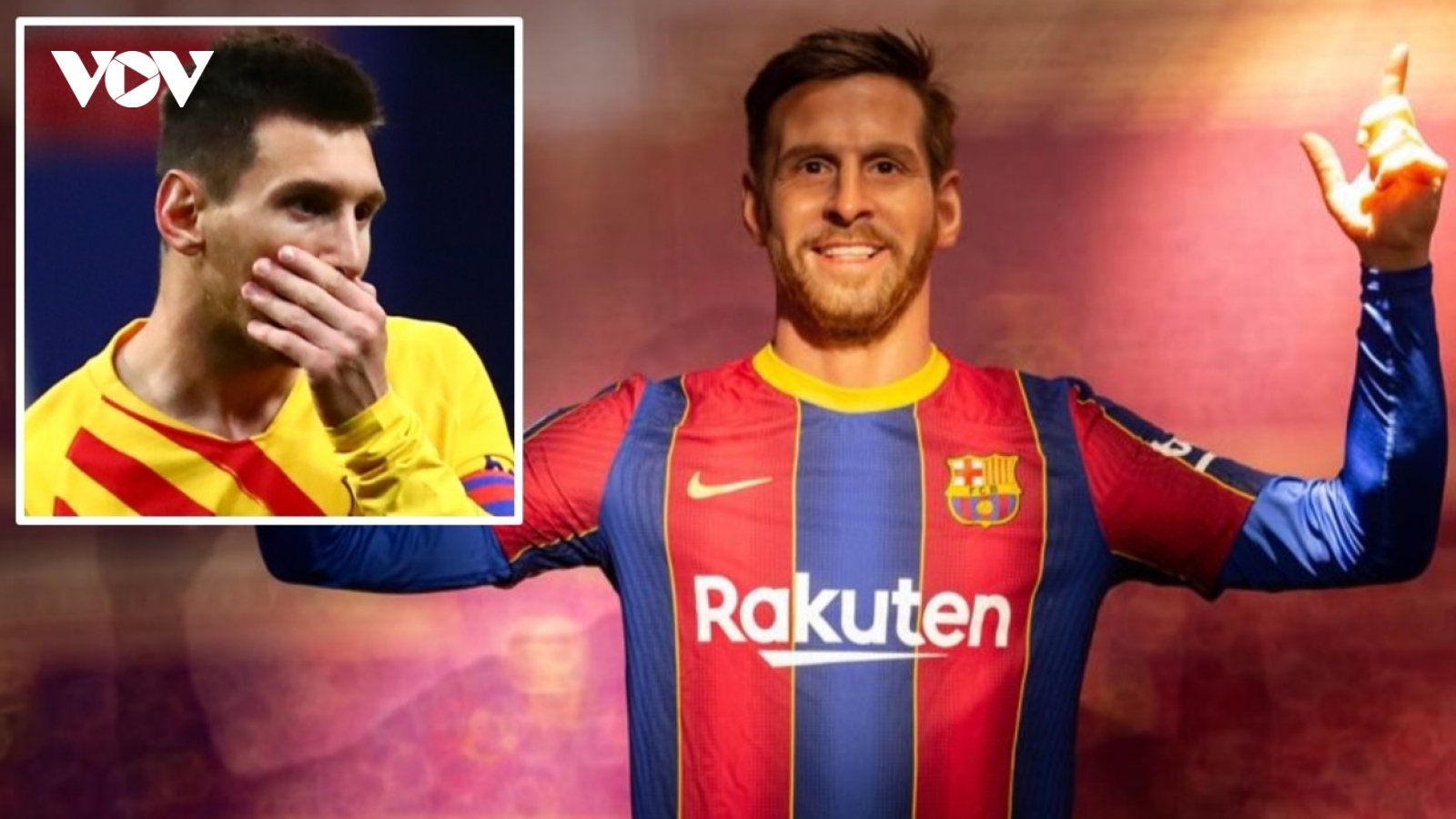 Tượng sáp Messi "gây bão" trên mạng xã hội