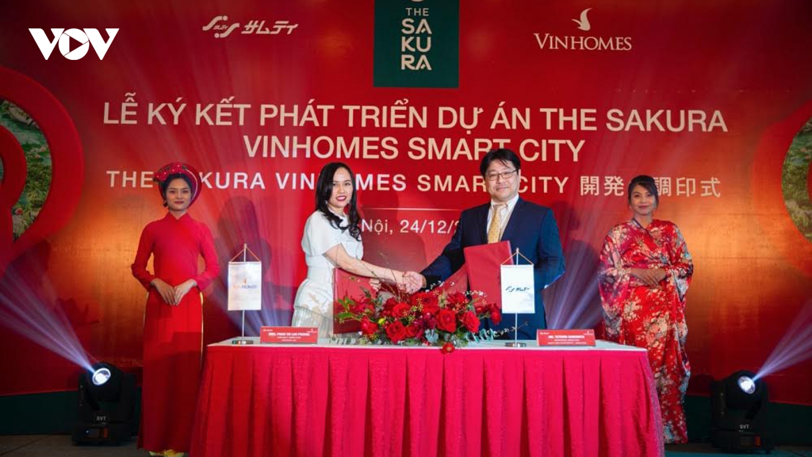 Vinhomes hợp tác với tập đoàn Samty phát triển dự án The Sakura