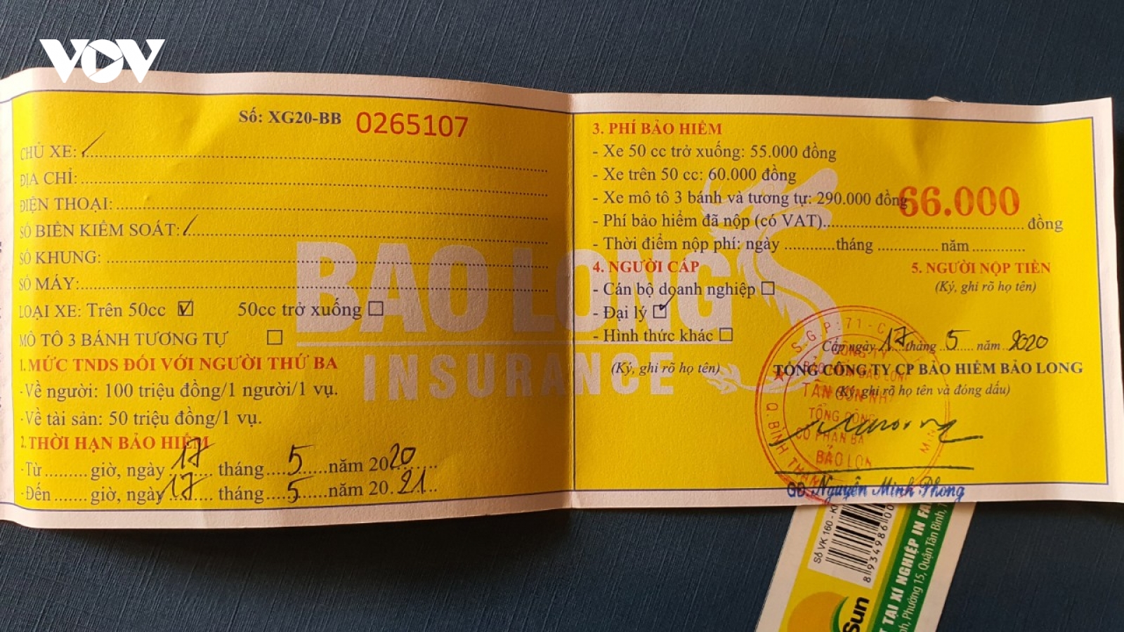 Phí bảo hiểm ô tô, xe máy, xe máy điện bắt buộc từ ngày 1/3/2021