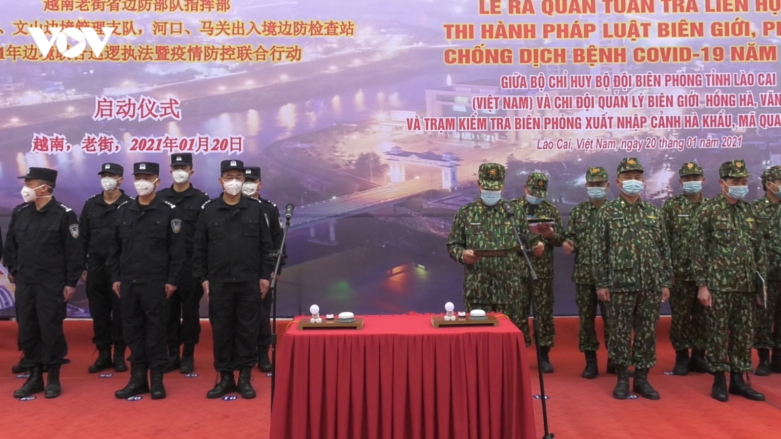 Mở màn tuần tra liên hợp đặc biệt năm Covid-19 thứ hai trên biên giới Việt – Trung