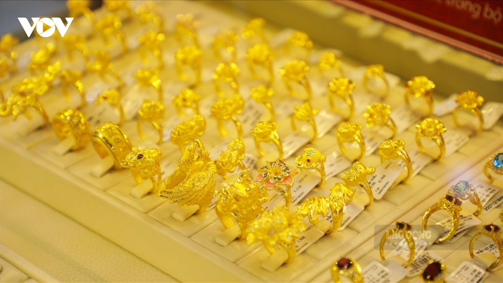 Giá vàng thế giới tăng liên tiếp