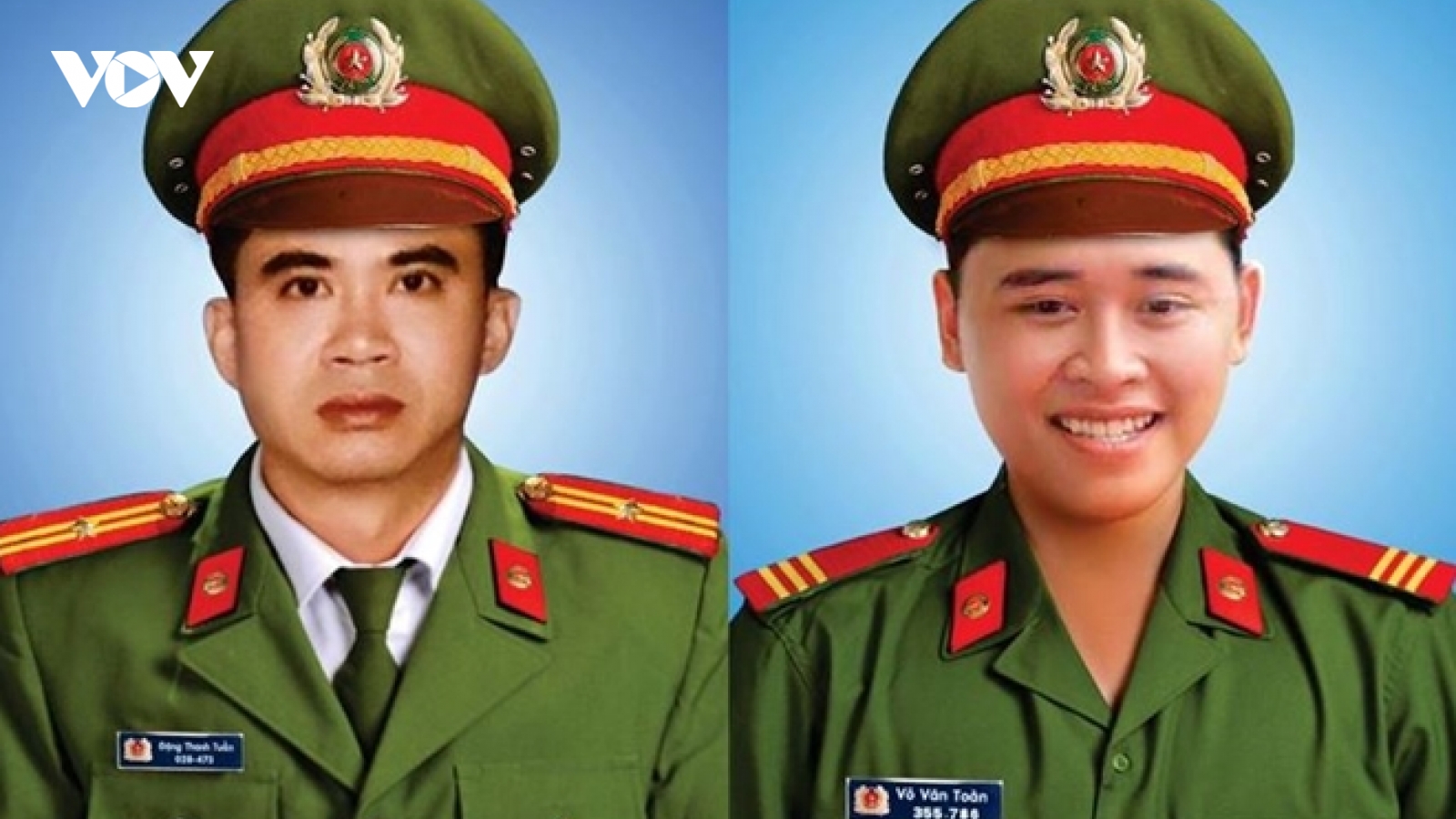 Truy tặng bằng "Tổ quốc ghi công" cho 2 cán bộ, chiến sĩ công an Đà Nẵng