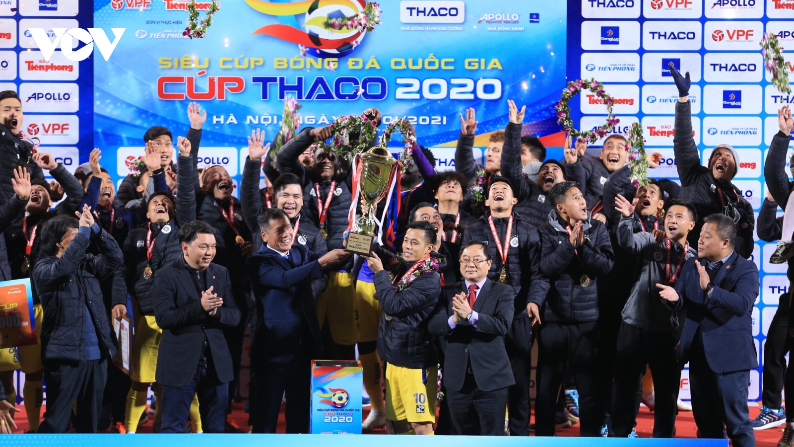 Toàn cảnh: Tuyển thủ U22 Việt Nam lập công giúp Hà Nội FC thiết lập kỷ lục ở Siêu Cúp QG