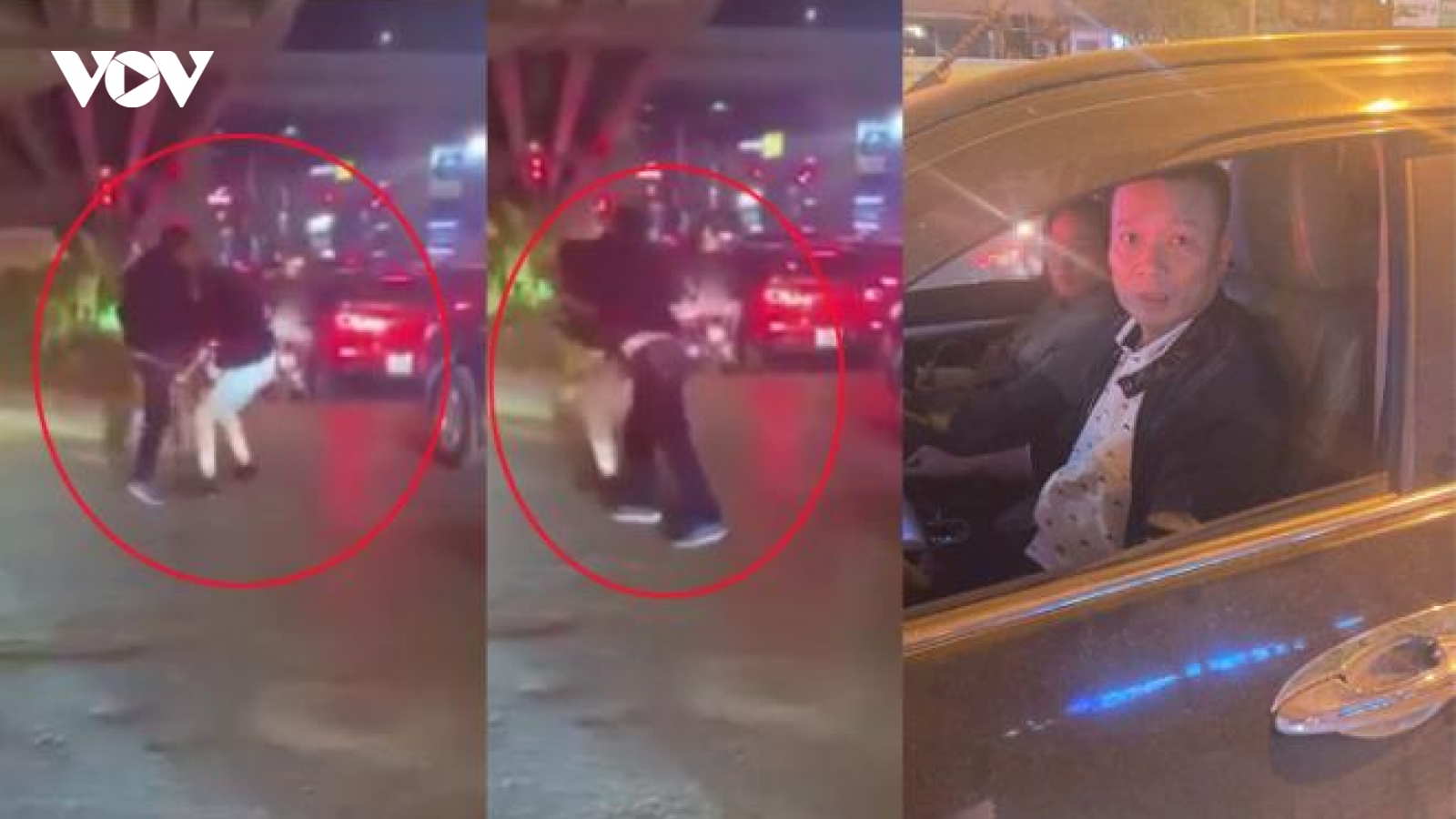 Di lý tài xế xe bán tải đánh gãy răng người đi đường từ Lào Cai về Hà Nội