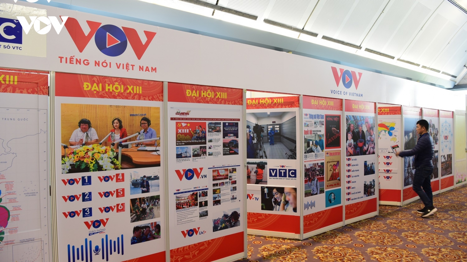 "Khu làm việc phục vụ Đại hội Đảng XIII của VOV hoàn thành sớm và ấn tượng"