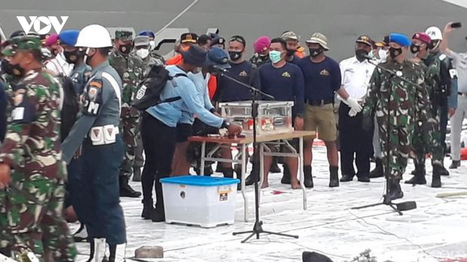 Indonesia đã vớt được hộp đen máy bay Sriwijaya rơi