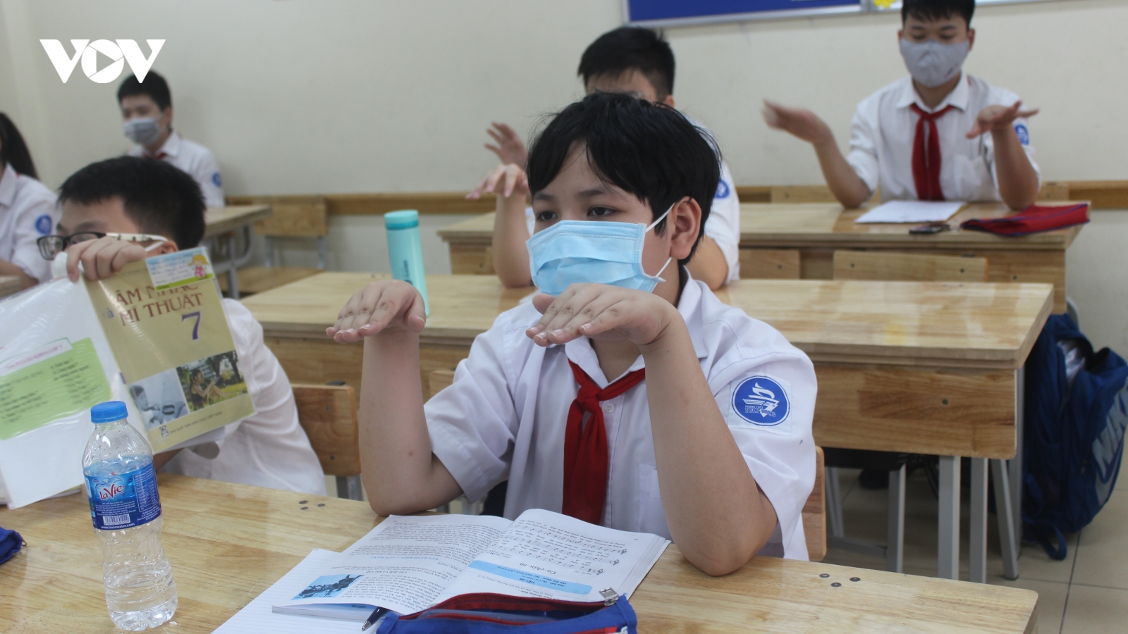 Một trường học tại Hưng Yên phải cho học sinh nghỉ vì có F1
