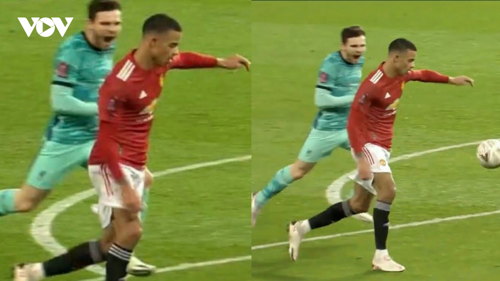 Hậu vệ Liverpool la hét hù dọa tiền đạo MU và cái kết "đắng lòng"