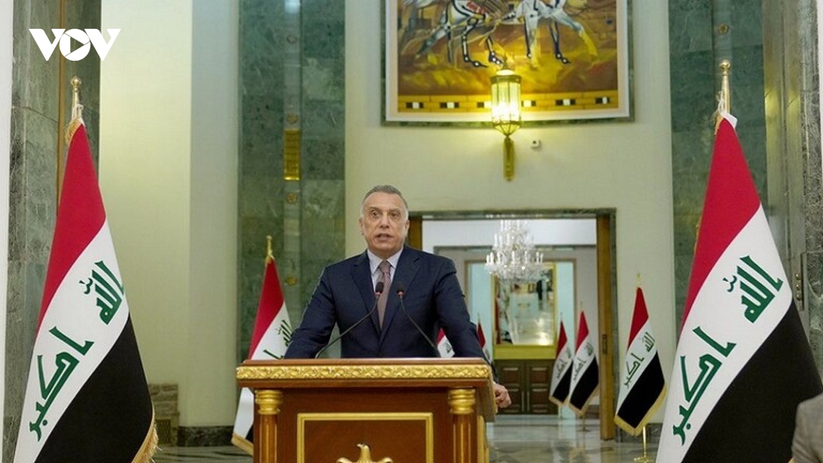 Thủ tướng Iraq: Mỹ sẽ rút hơn nửa quân số khỏi Iraq
