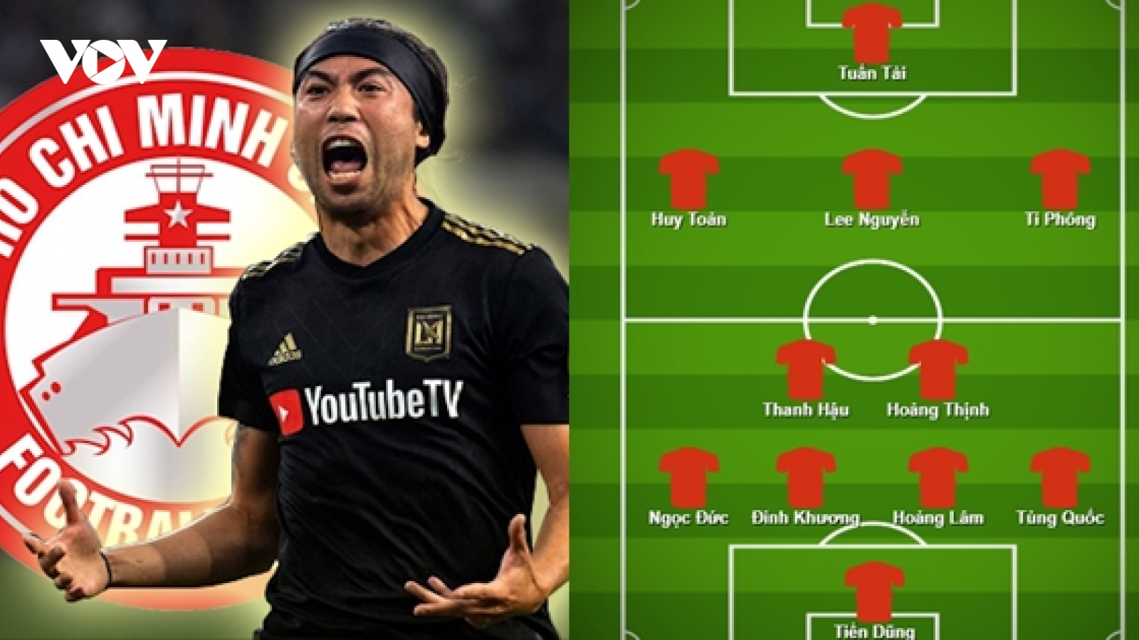 Lee Nguyễn và đội hình nội binh "sao số" của TPHCM ở V-League 2021