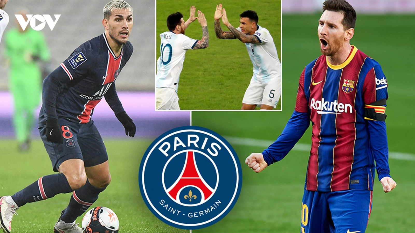Đồng đội ở tuyển Argentina mời gọi Lionel Messi tới PSG