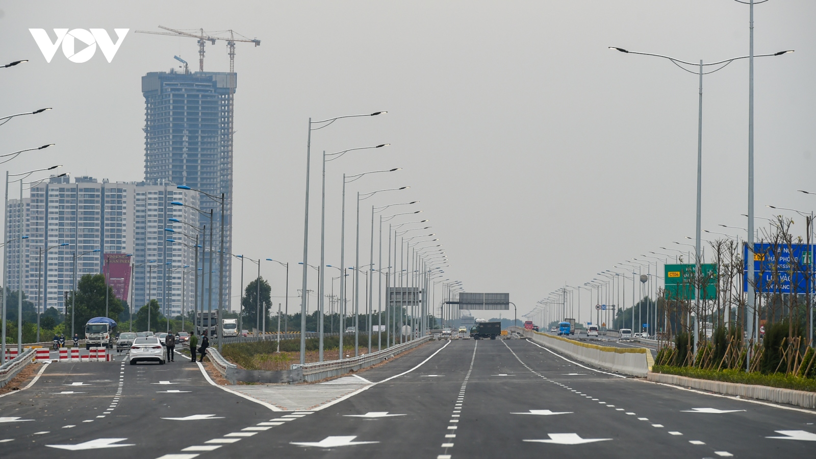 Khánh thành nút giao đường vành đai 3 với cao tốc Hà Nội-Hải Phòng