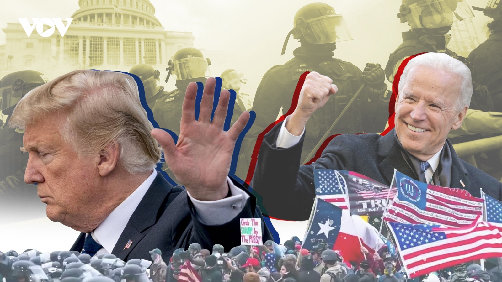 Vòng xoáy bất ổn bao trùm nước Mỹ những ngày cuối nhiệm kỳ của Tổng thống Trump