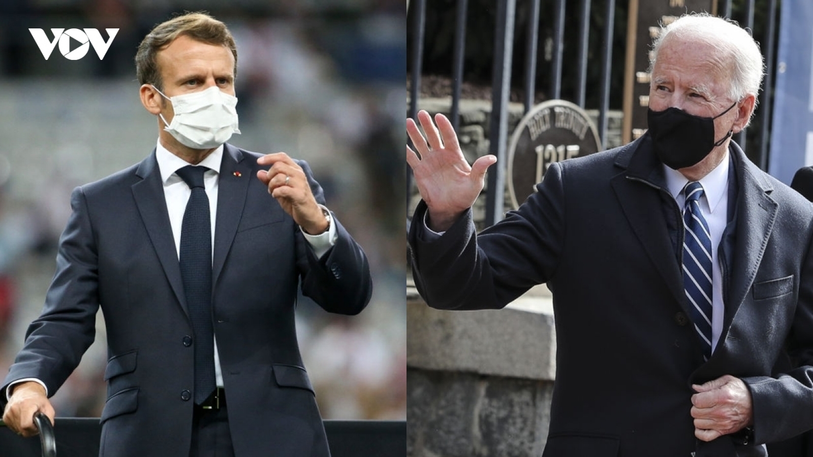 Tổng thống Pháp Macron điện đàm với tân Tổng thống Mỹ Biden