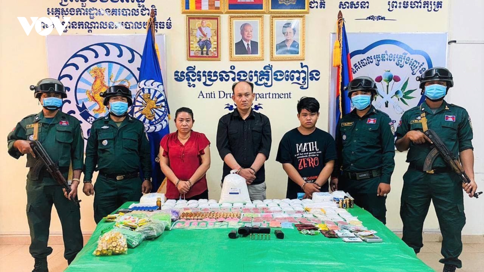 Campuchia bắt hơn 20.000 đối tượng liên quan đến ma túy trong năm 2020