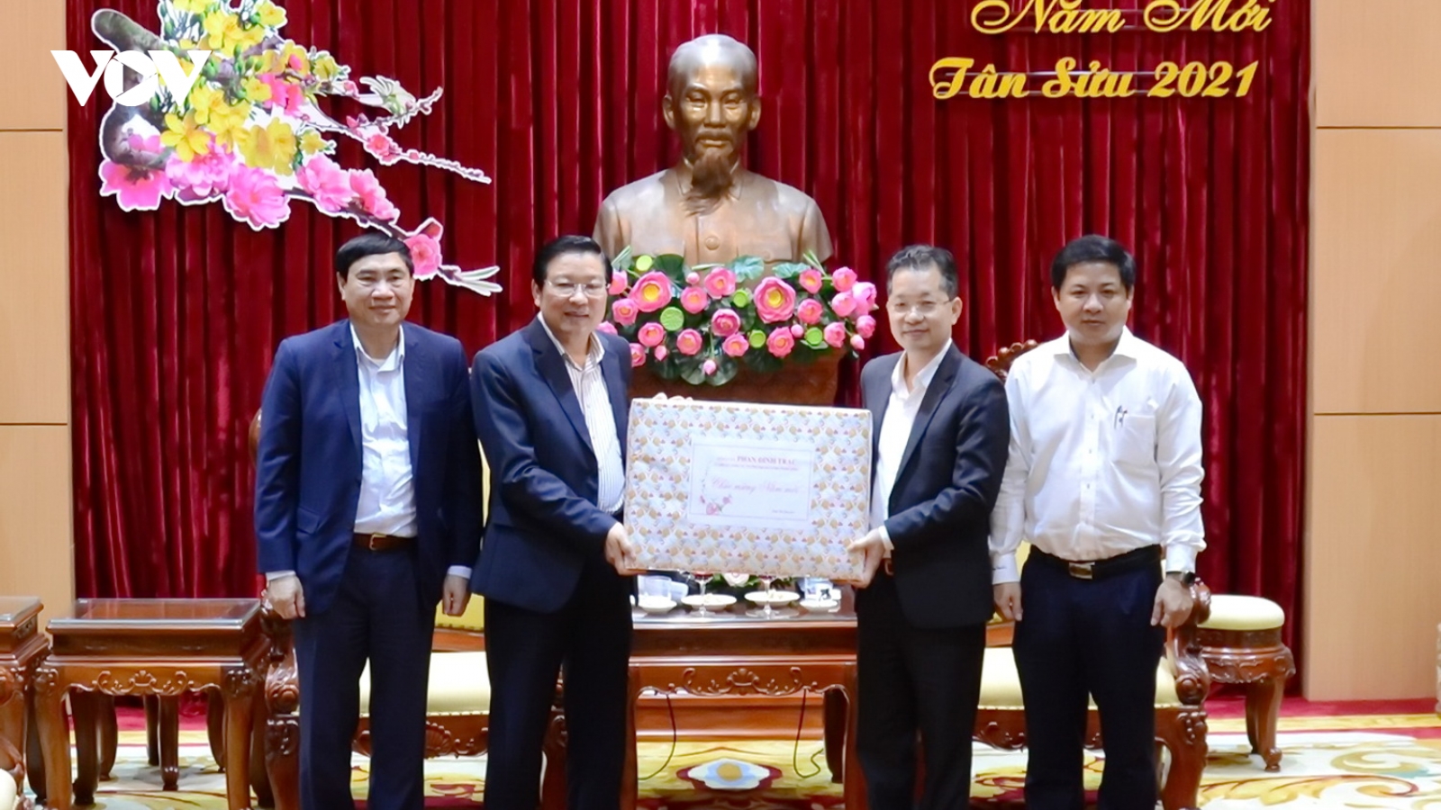Trưởng Ban Nội chính Trung ương Phan Đình Trạc thăm, chúc Tết tại Đà Nẵng