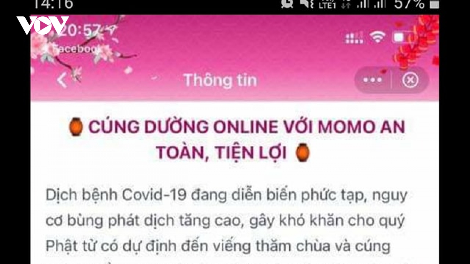 Cảnh giác chiêu trò mạo danh các chùa kêu gọi cúng dường online