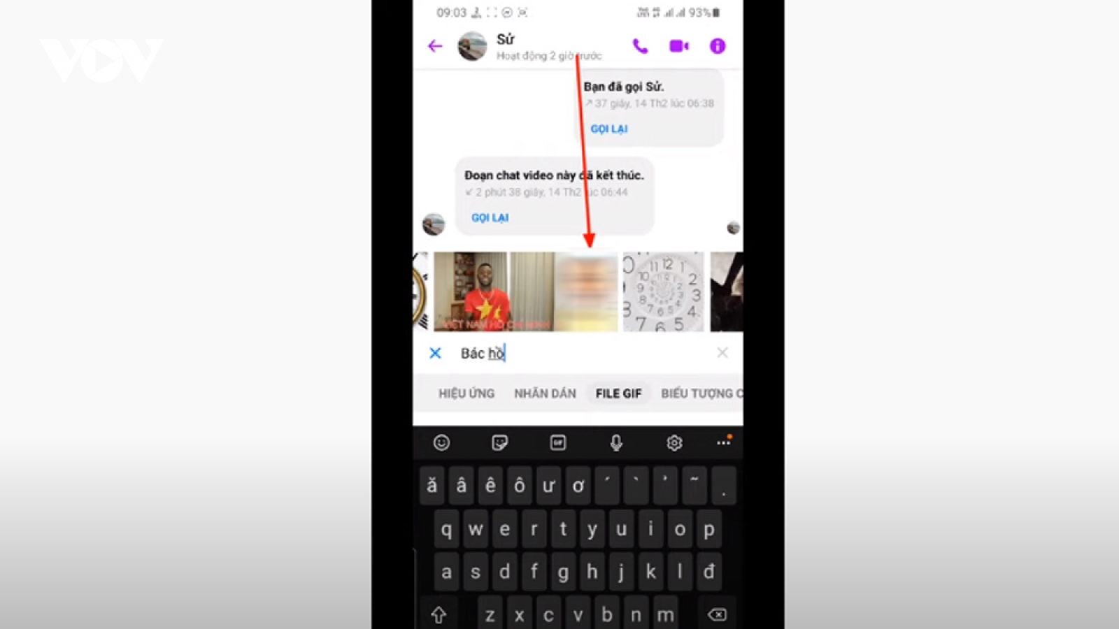 Cách report để xóa file gif phản cảm về chân dung Bác Hồ trên Facebook