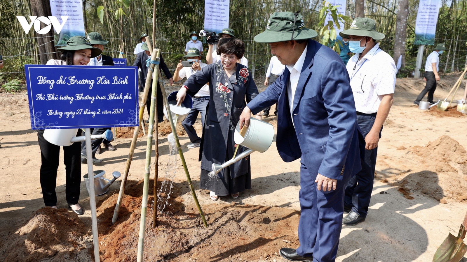 Phó Thủ tướng Trương Hòa Bình dự lễ Khởi công dự án bò sữa lớn nhất ĐBSCL tại An Giang