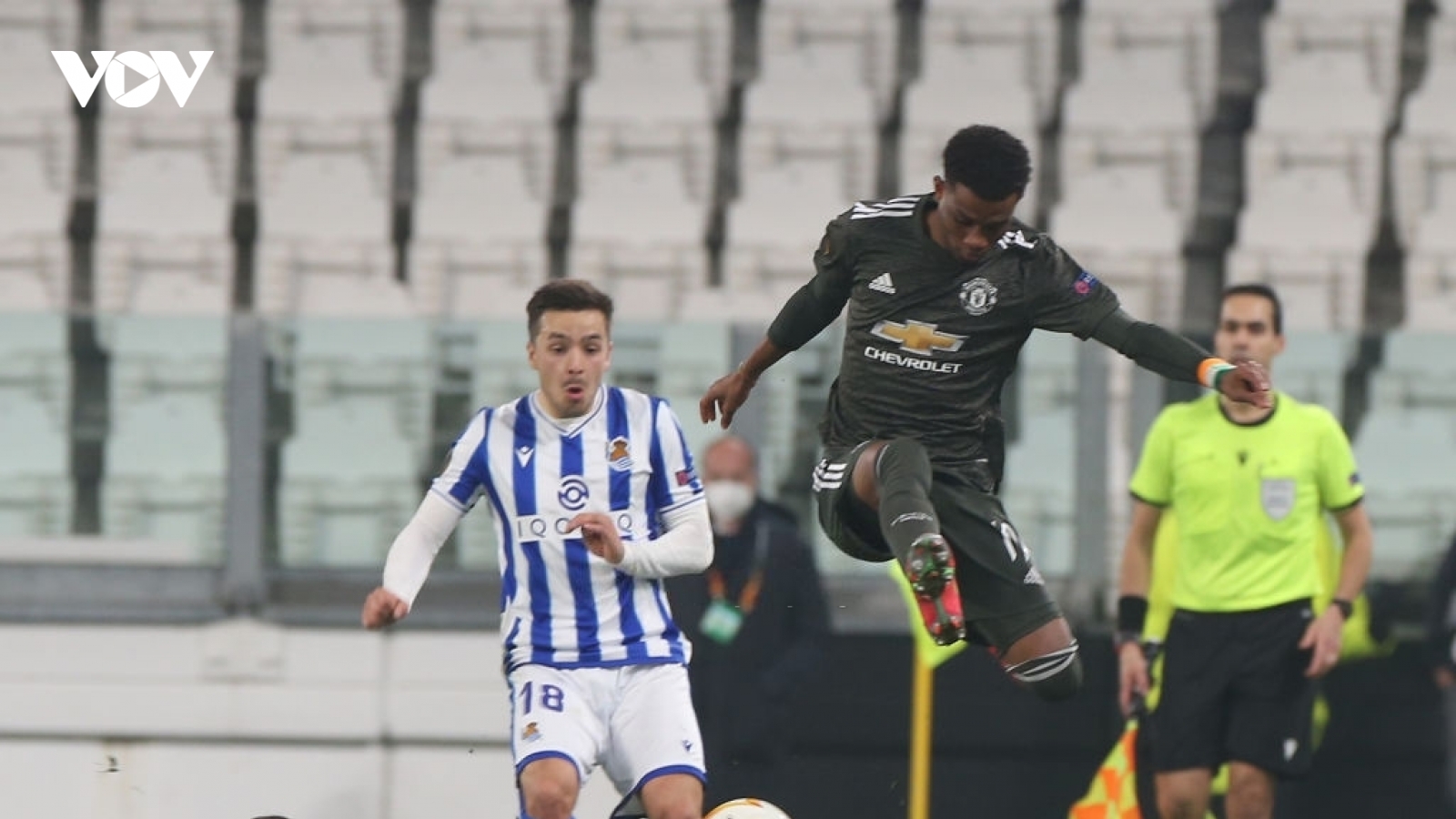 Amad Diallo có thống kê ấn tượng ở trận Sociedad 0-4 MU