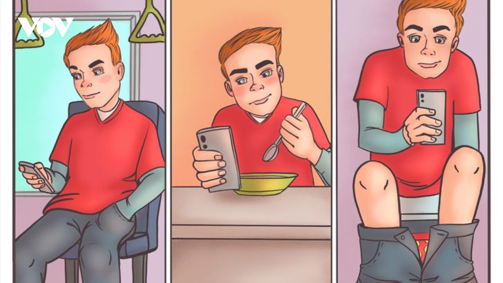 Vì sao không nên sử dụng điện thoại trong nhà vệ sinh?