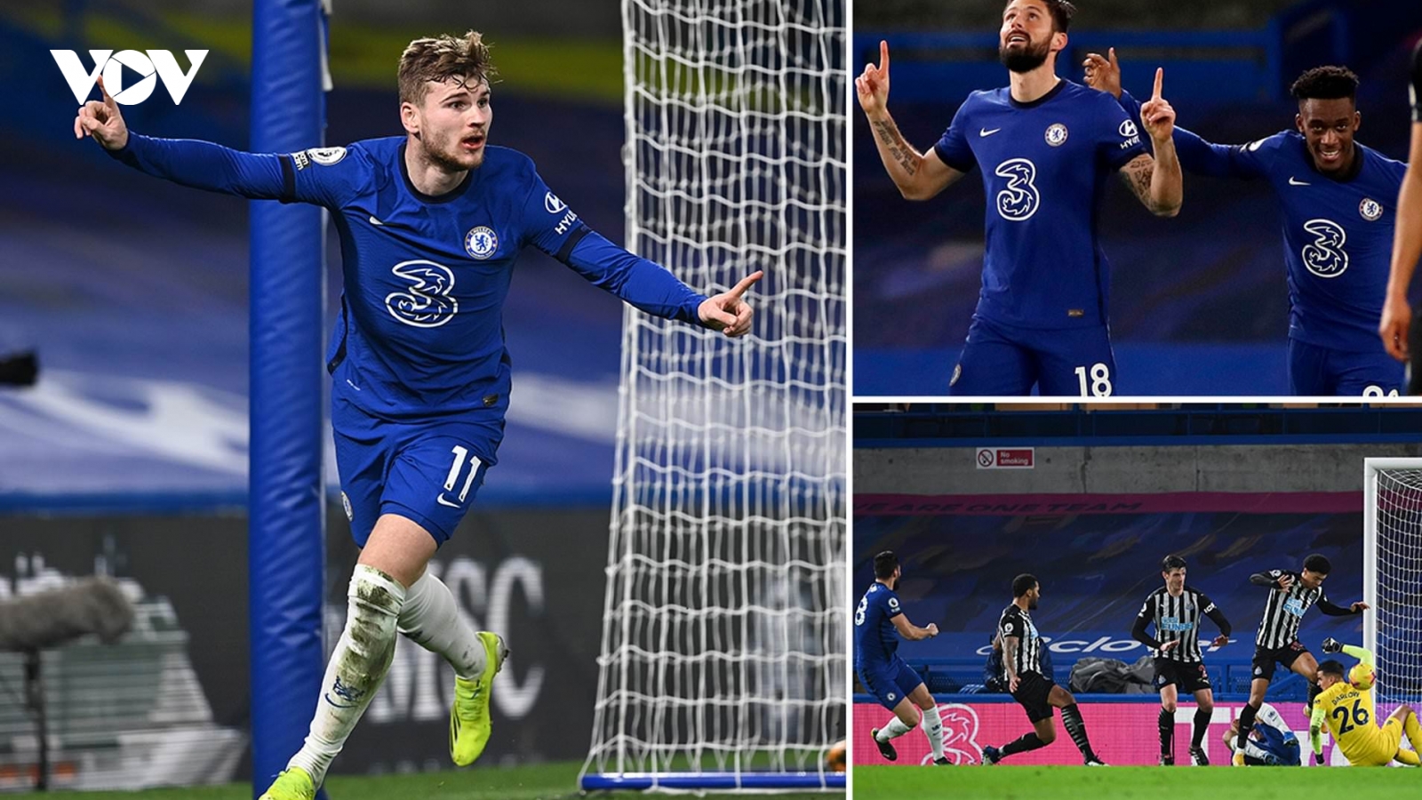 Thắng trận thứ 4 liên tiếp, Chelsea trở lại top 4 Ngoại hạng Anh