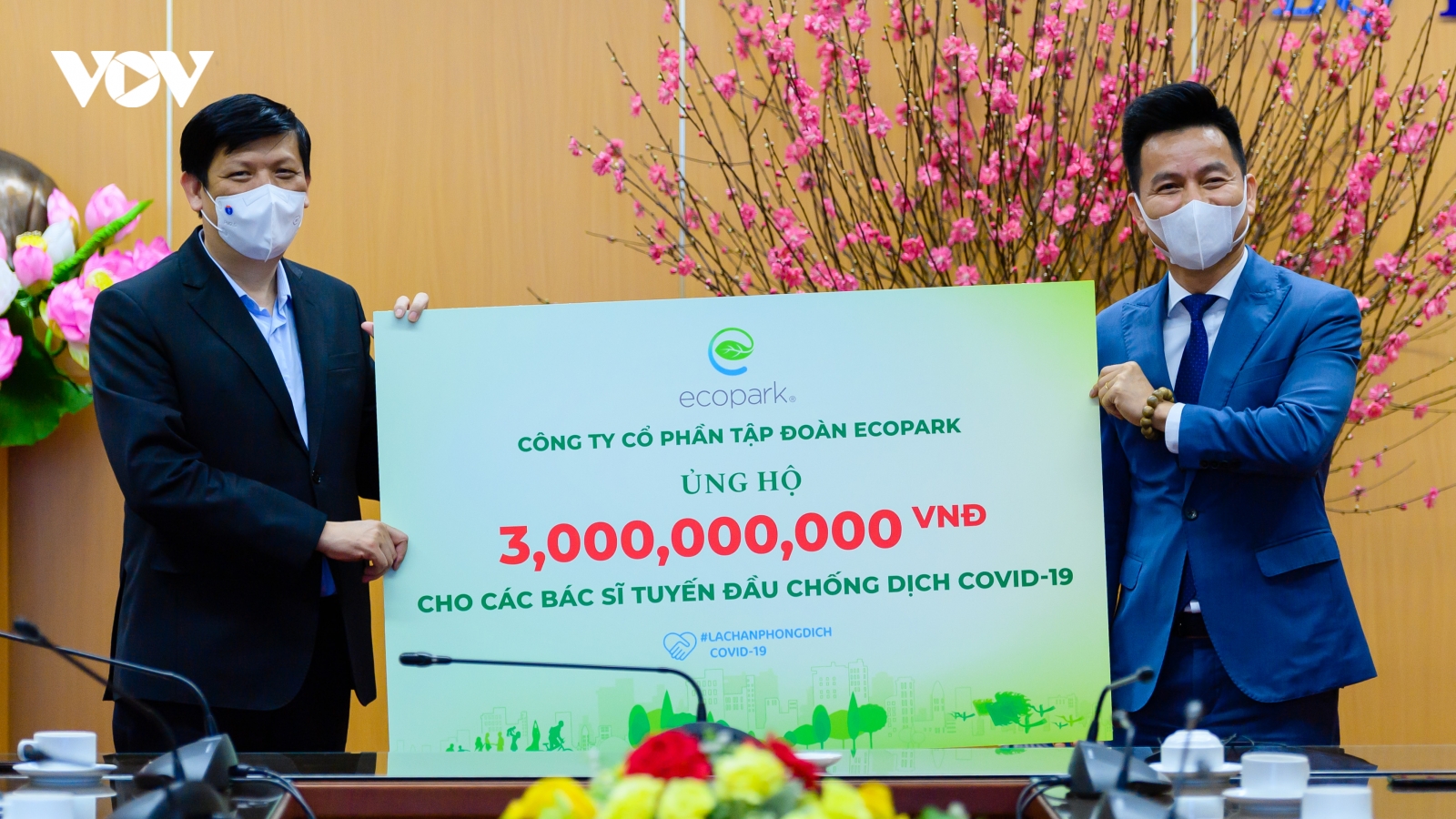 Ecopark dừng quảng cáo và sự kiện Tết để dành hàng tỷ đồng giúp Hải Dương chống Covid-19