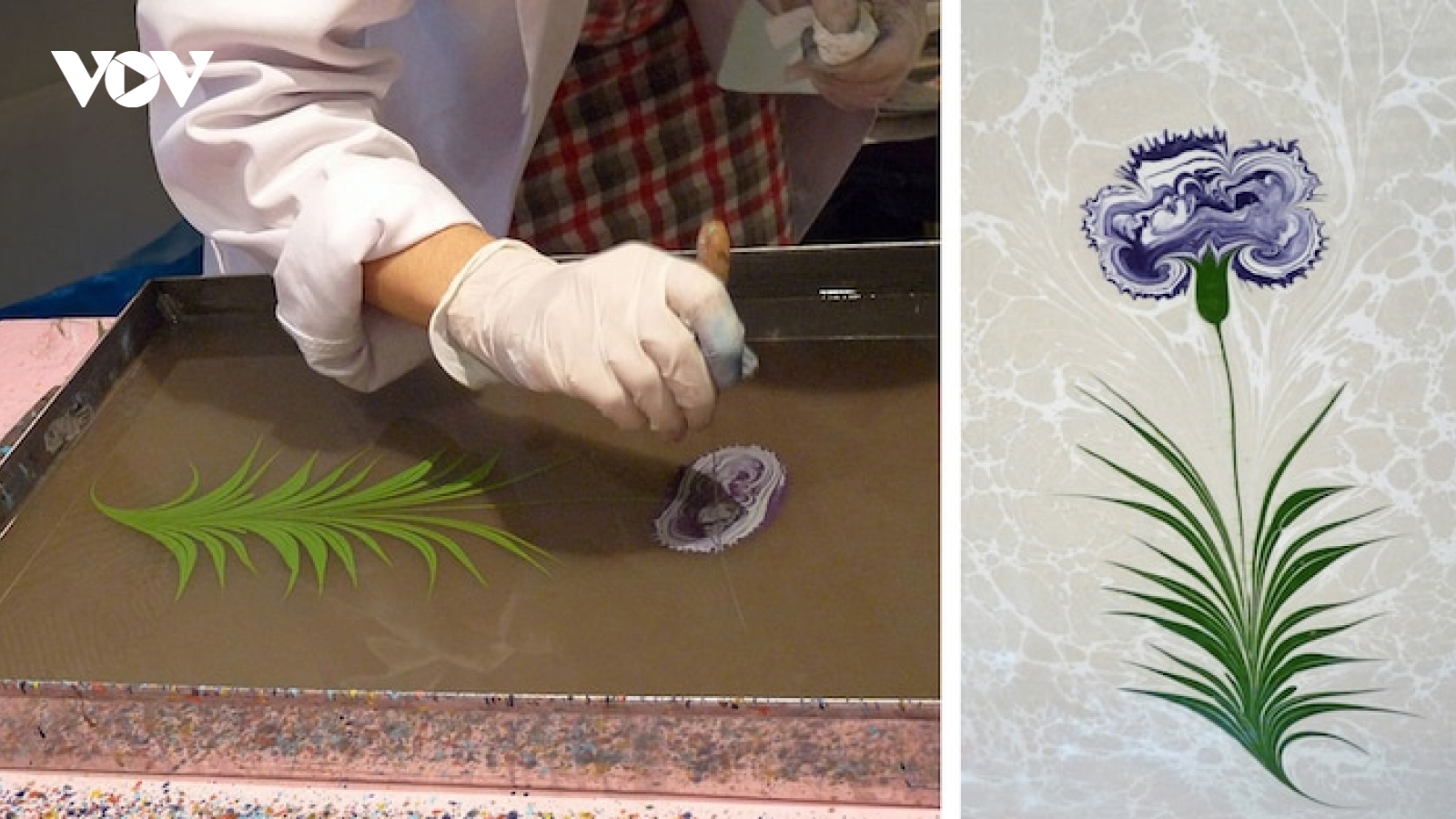 Ebru - nghệ thuật vẽ tranh trên mặt nước độc đáo ở Thổ Nhĩ Kỳ