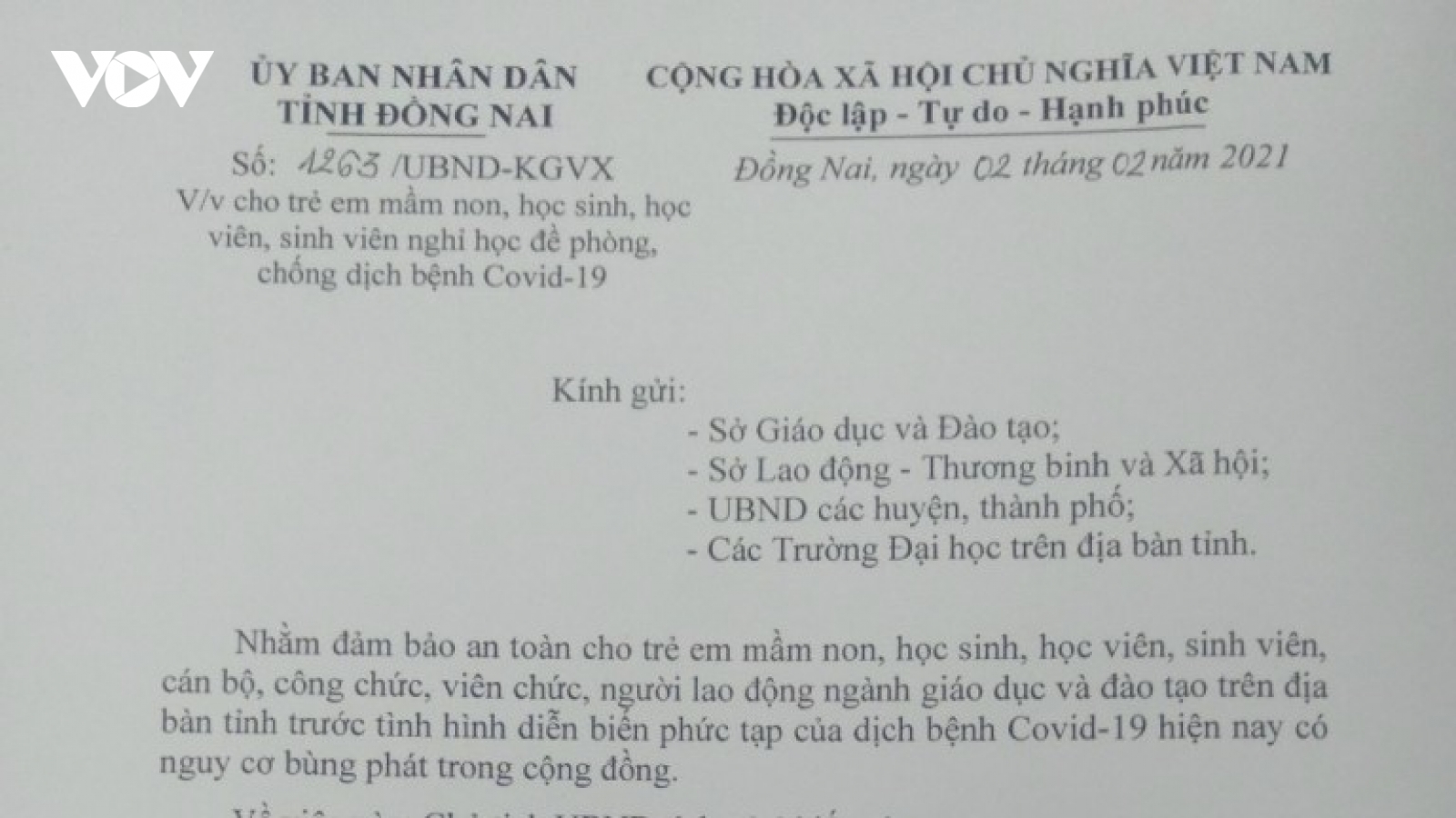 Thêm các tỉnh cho học sinh nghỉ Tết sớm phòng dịch COVID-19